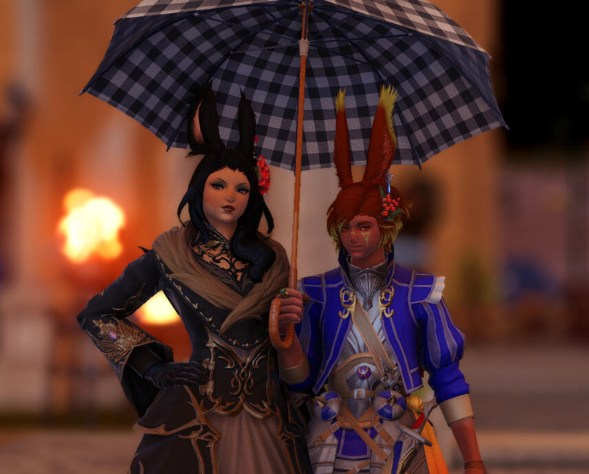 Mattie being a good pupil and keeping his Mentor out of the rain.